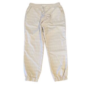 Nine West Joggers Plaid Window Pane Drawstring Medium